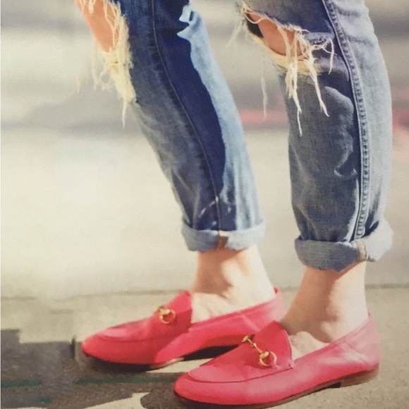 ❌Sold❌Gucci Horsebit Pink Patent Leather Loafers😍like new - Picture 3 of 11